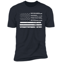 Load image into Gallery viewer, Dad USA Flag Patriotic T-shirt