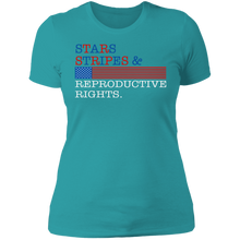 Load image into Gallery viewer, Stars Stripes &amp; Reproductive Rights Boyfriend T-Shirt