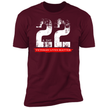 Load image into Gallery viewer, 22 a Day Veteran Lives Matter Shirt (RTL)