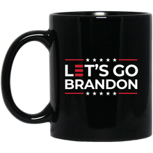 Load image into Gallery viewer, Let&#39;s Go Brandon 11 oz. Black Mug