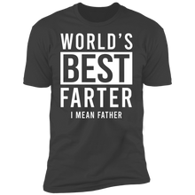 Load image into Gallery viewer, World&#39;s Best Farter I Mean Father T-shirt