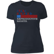 Load image into Gallery viewer, Stars Stripes &amp; Reproductive Rights Boyfriend T-Shirt