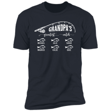 Load image into Gallery viewer, Grandpa&#39;s Greatest Catch Personalized T-shirt