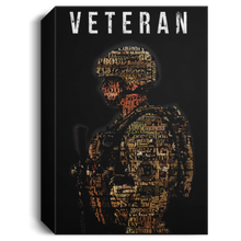 Load image into Gallery viewer, USA Veteran Deluxe Portrait Canvas 1.5in Frame