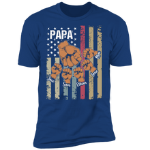 Load image into Gallery viewer, Personalized Papa T-shirt