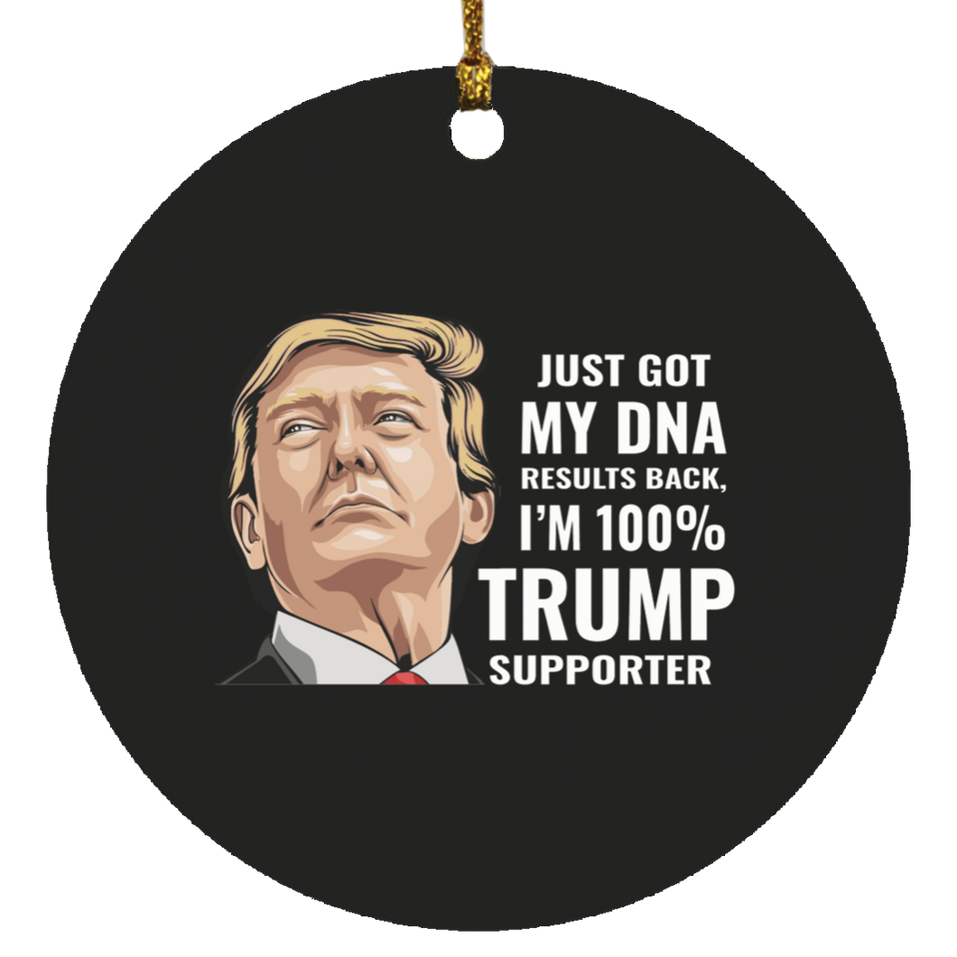 100% DNA 45th Supporter Christmas Ornament