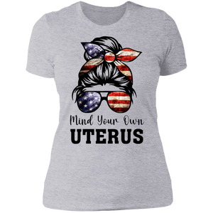Mind Your Own Uterus Boyfriend T-Shirt