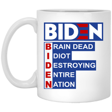 Load image into Gallery viewer, Biden Meaning 11 oz. White Mug