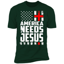Load image into Gallery viewer, America Needs Jesus T-shirt