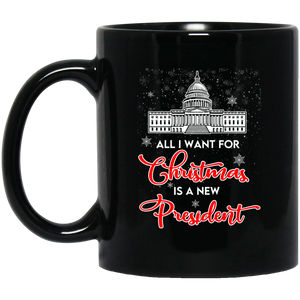 All I Want For Christmas 11 oz. Black Mug 4