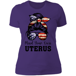 Mind Your Own Uterus Boyfriend T-Shirt