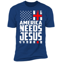 Load image into Gallery viewer, America Needs Jesus T-shirt