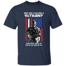 Load image into Gallery viewer, Why Did I Become A Veteran Apparel