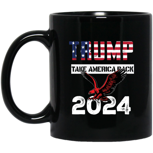 TRUMP Take America Back Black Mug