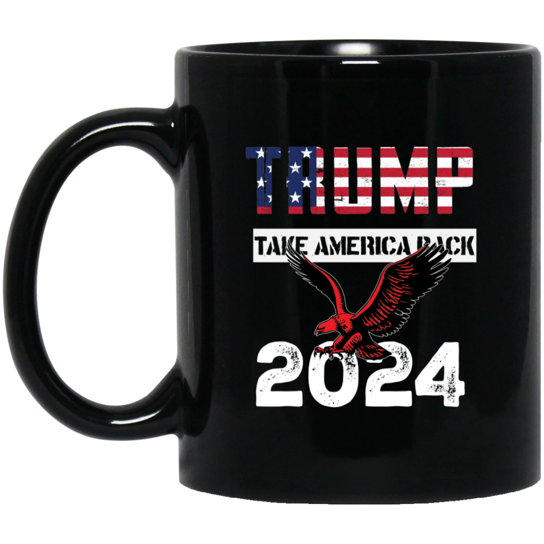TRUMP Take America Back Black Mug