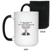 Load image into Gallery viewer, Trump Dad Mugs - Color Changing Mugs Trump Father&#39;s Day Gift