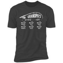 Load image into Gallery viewer, Grandpa&#39;s Greatest Catch Personalized T-shirt