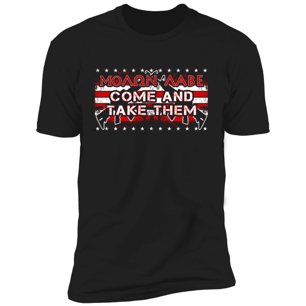 Molon Labe - Come And Take Them - 2nd Amendment T-Shirt (RTL)