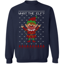 Load image into Gallery viewer, What The Elf Wearing Mask Sweatshirt