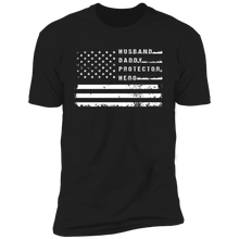 Load image into Gallery viewer, Dad USA Flag Patriotic T-shirt