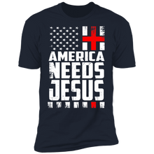 Load image into Gallery viewer, America Needs Jesus T-shirt