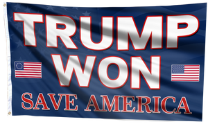 Trump Won - Save America Flag