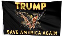 Load image into Gallery viewer, Trump Save America Again Eagle Flag