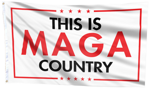 This is MAGA Country - White Flag