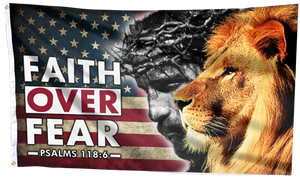 Faith Over Fear Flag