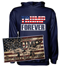 Load image into Gallery viewer, Trump Forever Apparel + 3x5' Trump LNO Flag
