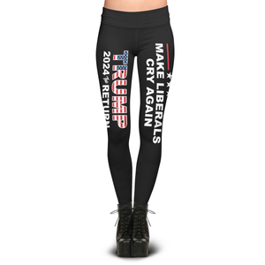Pre-Release Limited Edition Trump 2024 The Return - Sublimation Leggings