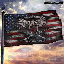 Load image into Gallery viewer, It&#39;s My Gun Permit - 2nd Amendment Flag