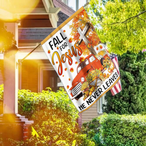 Fall For Jesus House Flag (RTL)
