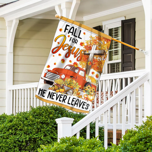Fall For Jesus House Flag (RTL)