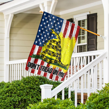 Load image into Gallery viewer, DTOM USA Gadsden House Flag (RTL)