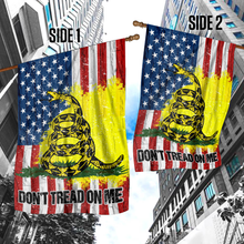 Load image into Gallery viewer, DTOM USA Gadsden House Flag (RTL)