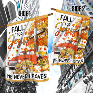 Fall For Jesus House Flag (RTL)