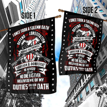 Load image into Gallery viewer, Duties Under This Oath House Flag