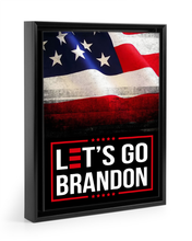 Load image into Gallery viewer, Let&#39;s Go Brandon USA Deluxe Portrait Canvas 1.5in Frame