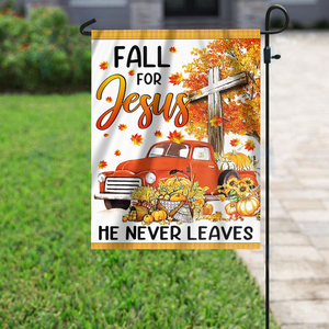 Fall For Jesus House Flag (RTL)