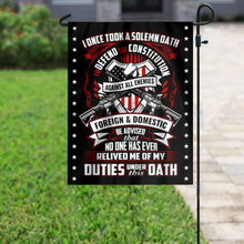 Load image into Gallery viewer, Duties Under This Oath House Flag