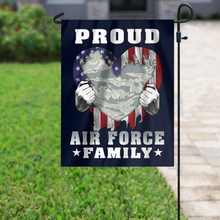 Load image into Gallery viewer, Proud Air Force Family House Flag