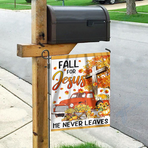 Fall For Jesus House Flag (RTL)
