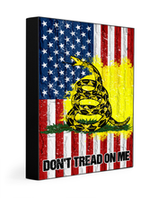 Load image into Gallery viewer, Don&#39;t Tread On Me USA Deluxe Portrait Canvas 1.5in Frame