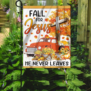 Fall For Jesus House Flag (RTL)