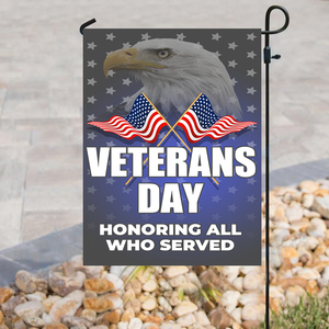 Veterans Day - Honoring All Who Served House Flag