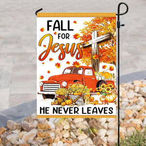 Fall For Jesus House Flag (RTL)