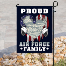 Load image into Gallery viewer, Proud Air Force Family House Flag