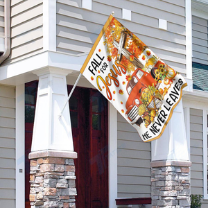 Fall For Jesus House Flag (RTL)
