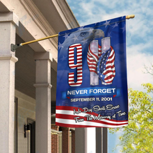 Load image into Gallery viewer, 9/11 Eagle - No Day Shall Erase From The Memory of Time - House Flag